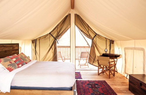 South Hill Cabin | Discover Firelight Camps: Family-Friendly Retreat with Spa