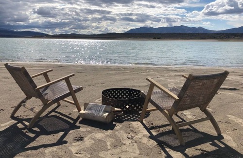 Levan House | Experience Nature at Lakeview Pod on Pristine Sandy Shore