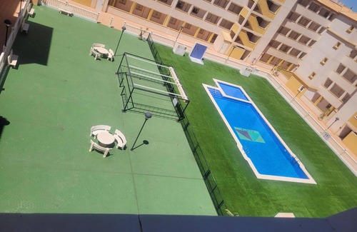 Mar de Cristal Apartment | Cozy Apartment with Pool & Garden Steps from the Beach