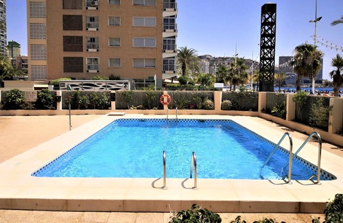 Benidorm Apartment | Beachfront Getaway at Levante Beach Jazmines
