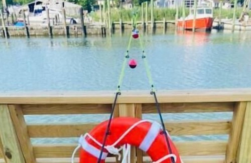 Tilghman House | Fish from the dock, swim in the pool, book now.