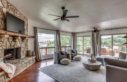 Granbury House | Fish Off Private Boat Dock With Beautiful Lake views
