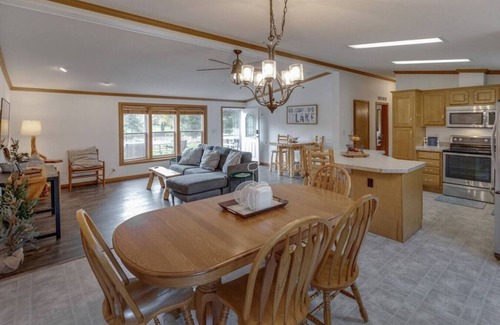 Garrison Apartment | Top-Rated Fishing Retreat with Dock and Pet-Friendly Yard