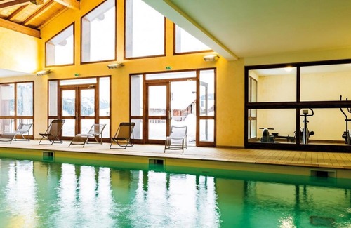 Hauteluce Apartment | Fitness, swimming pool, terrace, balcony, tv, 20m², Les Saisies