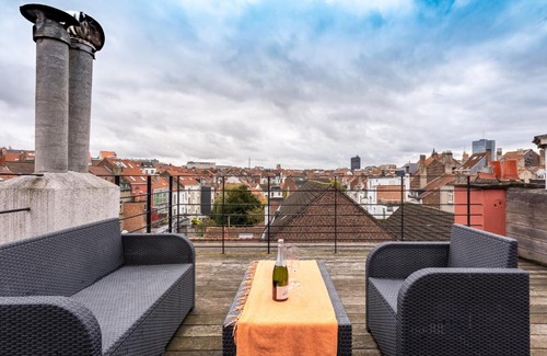 Ixelles Apartment | Family-Friendly Flagey Penthouse Duplex with Top Reviews