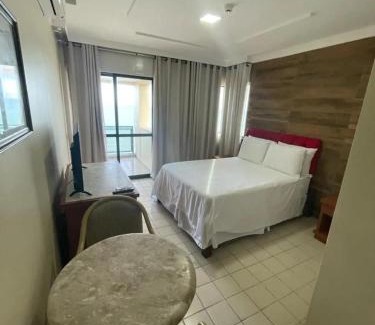 Piedade Hotel | Relaxing Flat Mar Azul e Sol Dourado with Ocean View