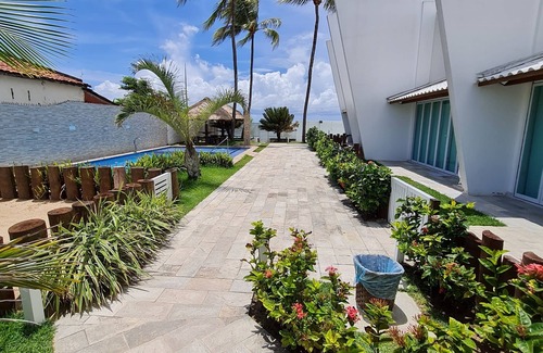 Maria Farinha Apartment | Cozy Flat 201 Maria Farinha with Ocean View and Pool