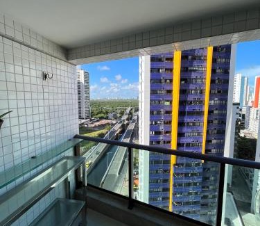 Boa Viagem Apartment | Relaxing Beachfront Getaway at Flat Beach Class Boa Viagem