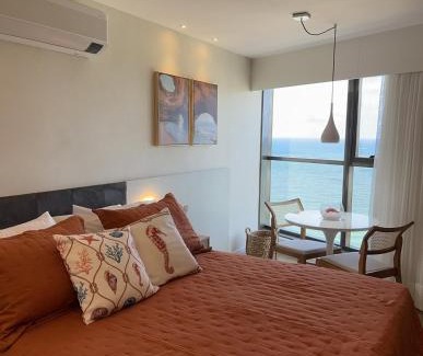 Pina Apartment | Beachfront Bliss at Flat Beira Mar Boa Viagem - 4 Stars