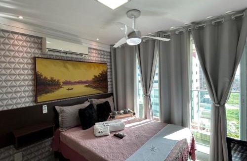 Cabedelo Apartment | Oceanfront Flat Beira Mar de Intermares with Private Beach
