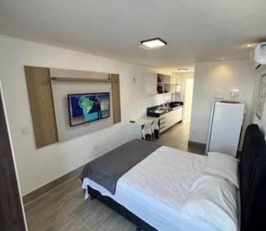 Cabedelo Apartment | Inviting Flat with Pool Just 200m from Private Beach