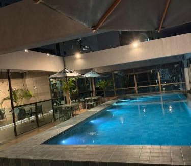 Boa Viagem Apartment | Oceanfront Escape: Rooftop 470 with Pool & Hot Tub