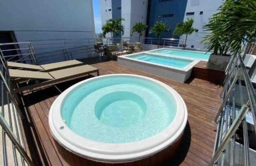 Loteamento Oceania II Apartment | Inviting Flat at Manaira Apart Hotel: Oceanfront Oasis