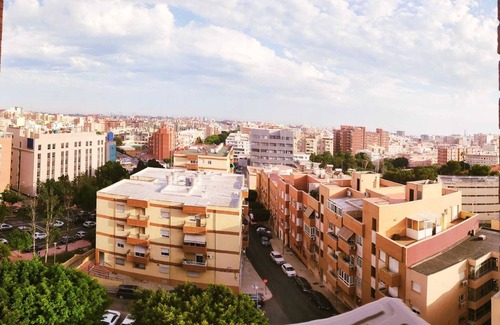 Almeria Apartment | Tranquil Flat with Ocean Views, A/C & Downtown Access