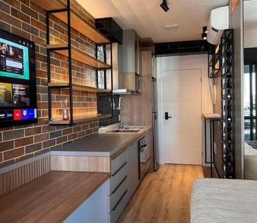 Sao Paulo Apartment | Convenient Flat Executivo Near Metrô Brooklin with Pool