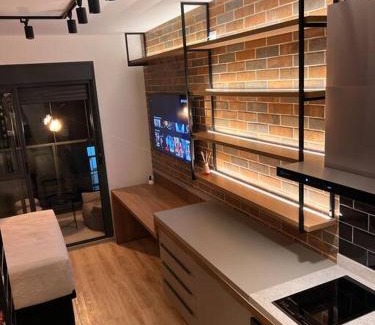 Sao Paulo Apartment | Convenient Flat Executivo Near Metrô Brooklin with Pool