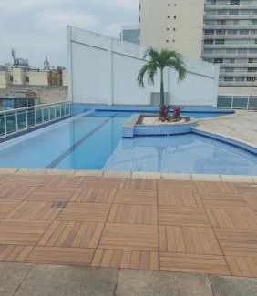 Centro Hotel | Flat Hotel morador 1110 Suíte,Sofá,Varanda,Cozinha