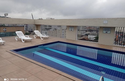 Sao Vicente Apartment | Experience Comfort at Flat Palladim with Ocean Views