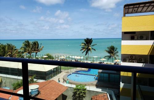 Conde Apartment | Beachfront Flat Paraíso: Family-Friendly with Pool & Views