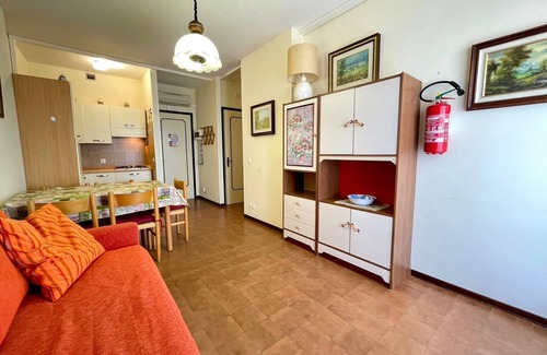 Porto Santa Margherita Apartment | Inviting Flat with Pool Access and Lift for 4 Guests