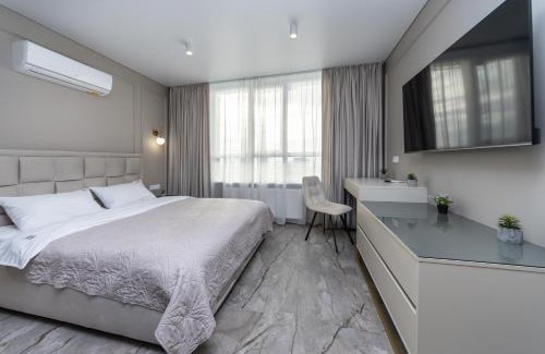 Darnyckyj Apartment | Discover FlatRent Olympic Park: Family & Pet-Friendly Stay!