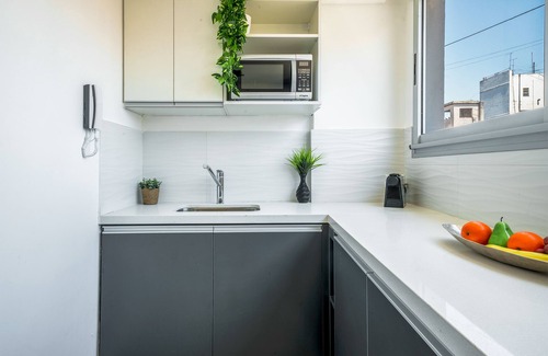 El Centro Apartment | Stylish Fliphaus + Virrey 9 F: Terrace, BBQ & Pool Access