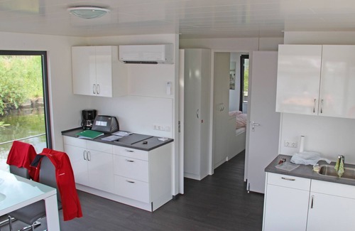 Ueckermuende House | Unforgettable Floating 44: Pet-Friendly House on Water