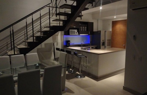 Marbella Apartment | Elegant Floating Penthouse Loft with Private Hot Tub