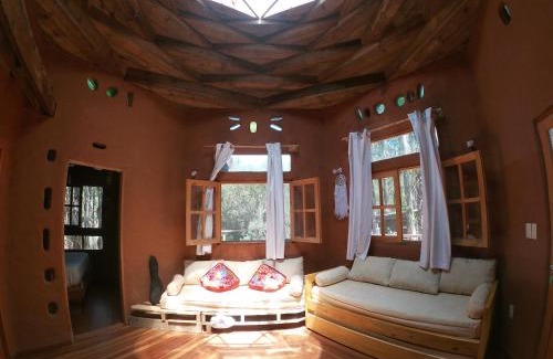 La Esmeralda House | Pet-Friendly Flor de Vida Geocabañas with Oceanfront Views