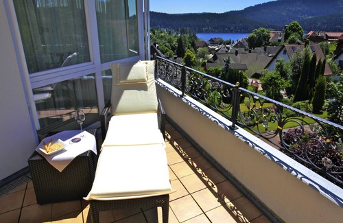 Schluchsee Apartment | Flora Suite with Balcony, Pool & Spa for Memorable Getaways
