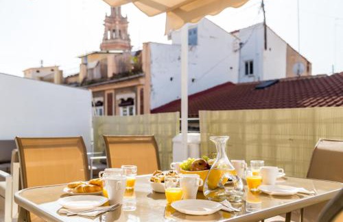 La Seu Apartment | Modern Florit Flats: 2BR Attic Terrace with WiFi & AC