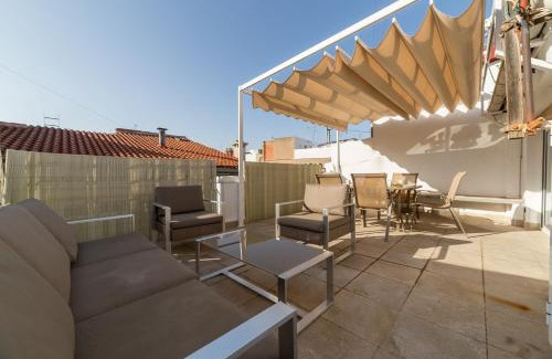 La Seu Apartment | Modern Florit Flats: 2BR Attic Terrace with WiFi & AC