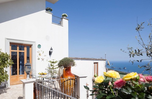 Sant'Agata sui Due Golfi Apartment | Flower Apartment: Sea View, Pool & Garden Retreat in Sorrento