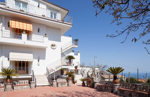 Sant'Agata sui Due Golfi Apartment | Flower Apartment: Sea View, Pool & Garden Retreat in Sorrento