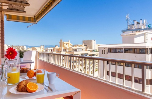 Carihuela Apartment | Fontana: Beachside Retreat with Pool and Sea Views