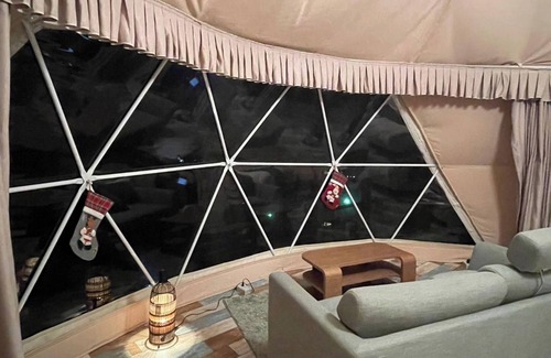 Futo Cabin | For 2 people Premium Dome 6m Tent F with shower/Ito Shizuoka