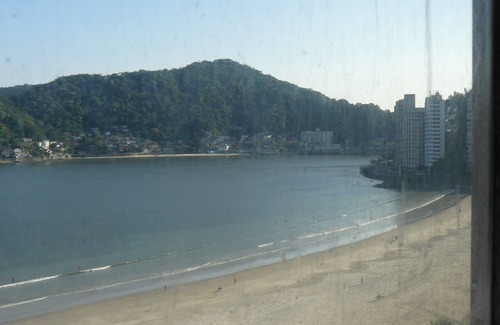 Sao Vicente Apartment | Seaside Retreat: Guest Rated 9.8, Oceanfront & Pool Access