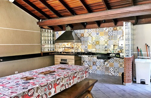 Guarutuba House | Family Retreat: 5 Suites, Solar Heated Pool & Ocean Views