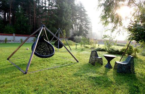 Kraslava House | Budget-Friendly Forest B&B: Child-Friendly Retreat Awaits