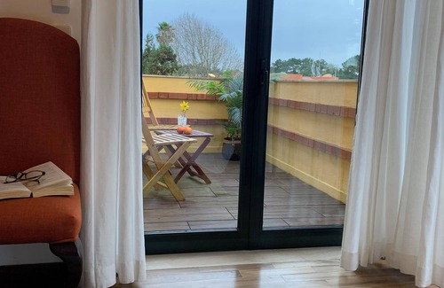 Mira Condo | Forest Terrace, Roof terrace in the forest near the sea in Praia de Mira