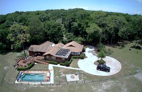 Spring Hill House | Enchanting Lodge on 24 Acres with Pool & Lake Views