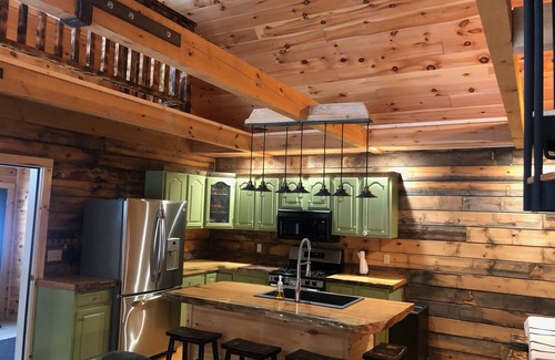 Jackman House | Inviting Four Season Log Cabin on Moose River with Pool
