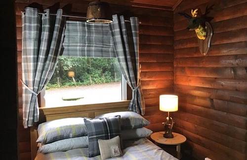 Rashfield Ski Chalet | Cozy Fox Lodge Log Cabin with Oceanfront Views