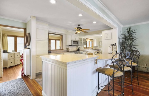 McHenry House | Perfect Fox River Waterfront Home with Hot Tub & Views