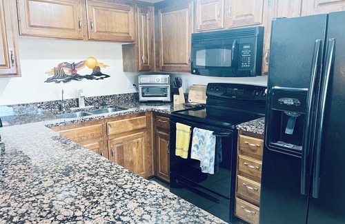 Mesquite Condo | Delightful Fox Run Mesquite Rental with Private Balcony