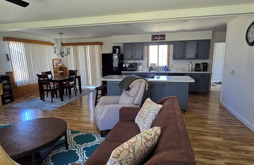 Indian River House | Inviting Country Corner Home near Mullett Lake Access