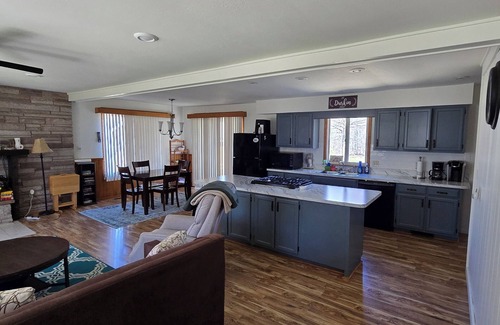 Indian River House | Inviting Country Corner Home near Mullett Lake Access