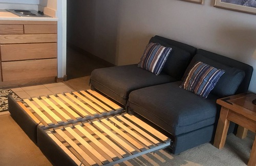 East Village at Copper Apartment | Top-Rated FP122 Ski-in Studio with Kitchen & Spa Amenities
