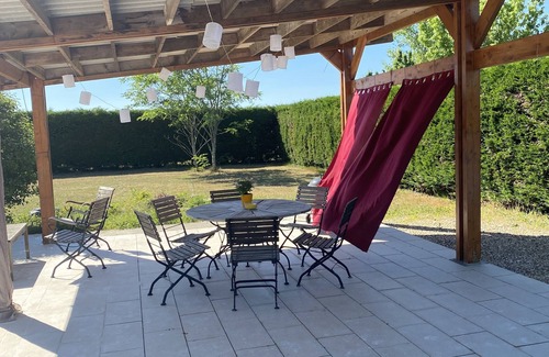 Bonneville-et-St-Avit-de-Fumadieres Villa | Inviting Maison with Pool in the Heart of Wine Country