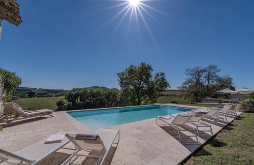 Saint-Martin-de-Beauville Villa | Indulge in Relaxation at Château de Galaup Hotel Retreat